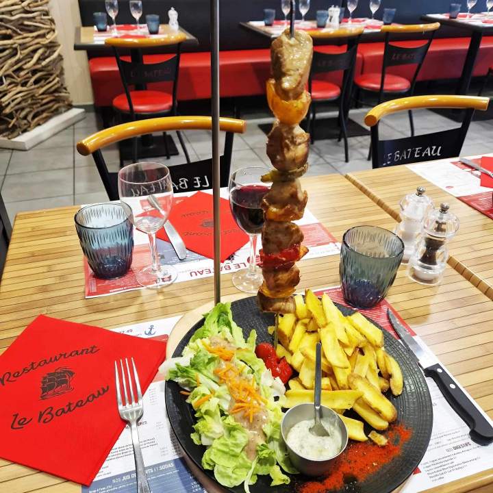 Plat de brochettes Notre-Dame-de-Monts