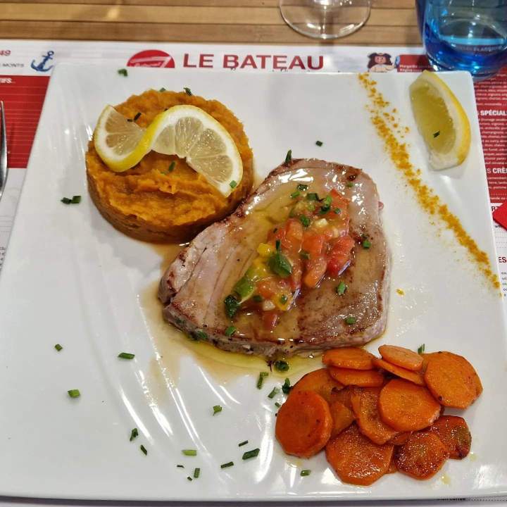 Plat bistronomique Notre-Dame-de-Monts